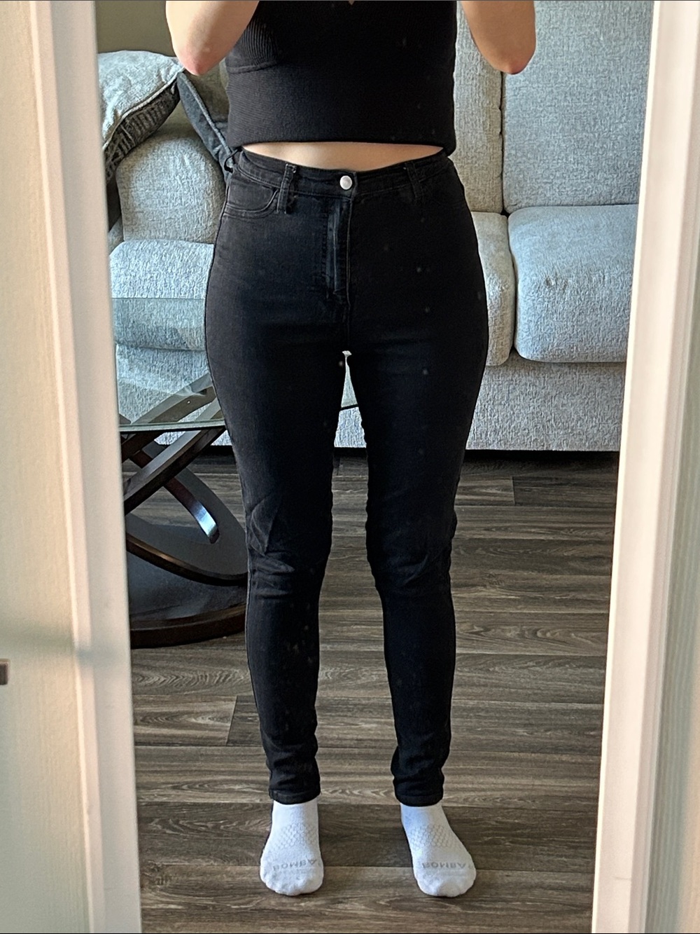 Fashion Nova High-Rise Black Skinny Jeans